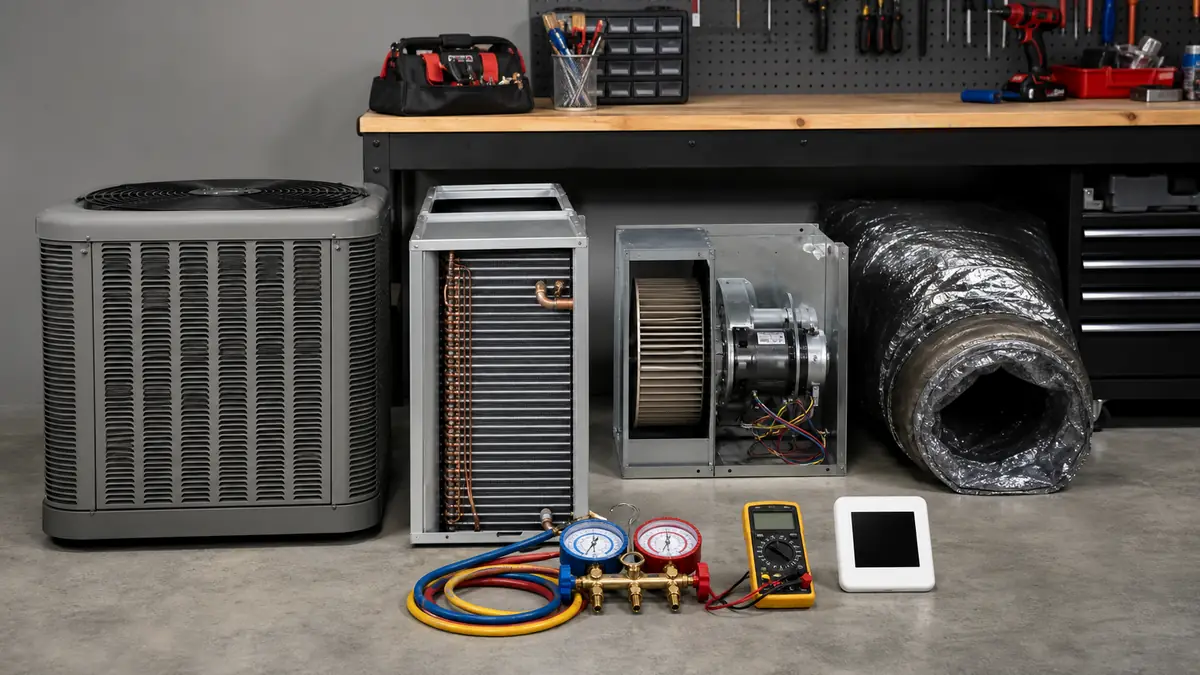 Illustration of Carrier HVAC services offered in Santa Clarita, CA